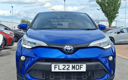A blue Toyota C-HR; Can you insure your car if you are not the legal owner image