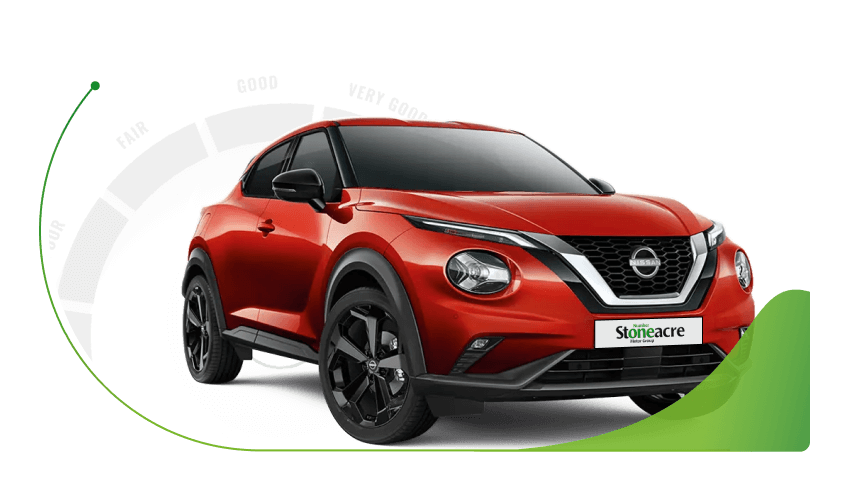 A red Nissan Juke; How to check your credit score image