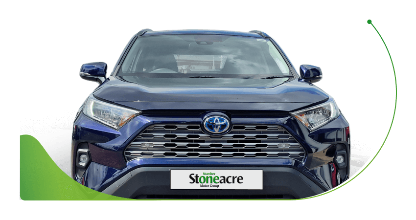 A blue Toyota RAV4; Learn more about car finance eligibility image