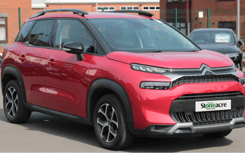 A red Citroen C3 Aircross; What shows up on a credit check when buying a car image