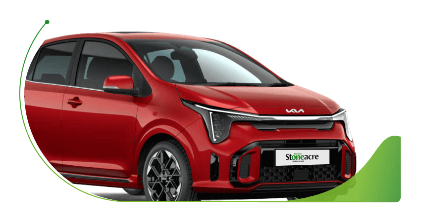 A red Kia Picanto; How does joint car finance work image
