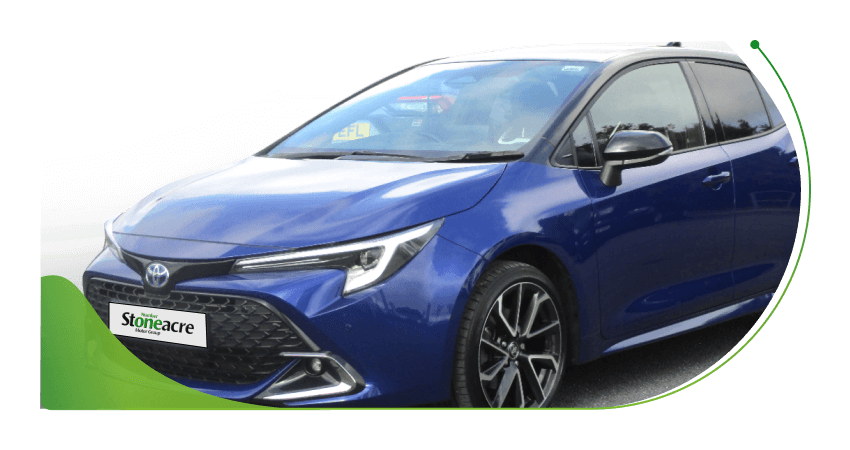 A blue Toyota Corolla; Liability of joint application car finance image