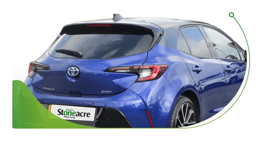 A blue Toyota Corolla; Next steps after being refused car finance image