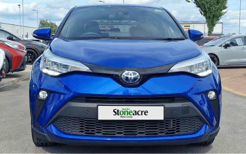 A blue Toyota C-HR; Car finance for self-employed with bad credit image