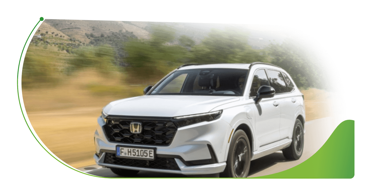 A white Honda CR-V; How does Marsh Finance work image