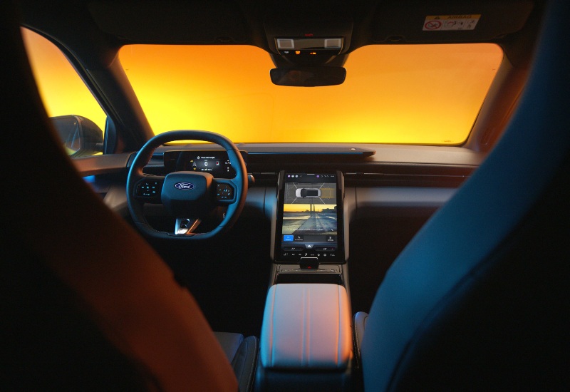 Used Ford Capri Technology Used Ford Capri technology, including a large portrait touchscreen and digital cluster.