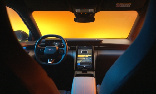 Used Ford Capri Technology Used Ford Capri technology, including a large portrait touchscreen and digital cluster.