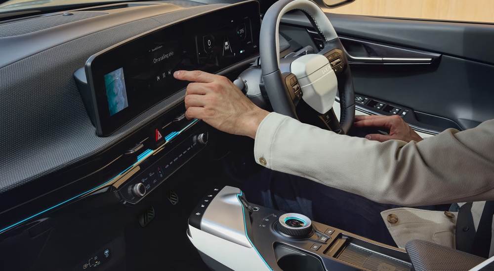 New Kia EV6 Interior New Kia EV6 interior hosts a raneg intuitive safety features