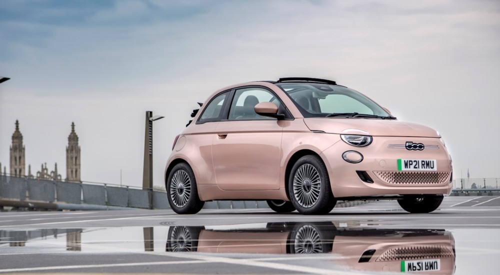 New Fiat 500e Cabrio New All-Electric Fiat 500e Convertible