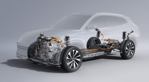 An image depicting the internal breakdown of the new BYD SEAL U DM-i and its powertrain