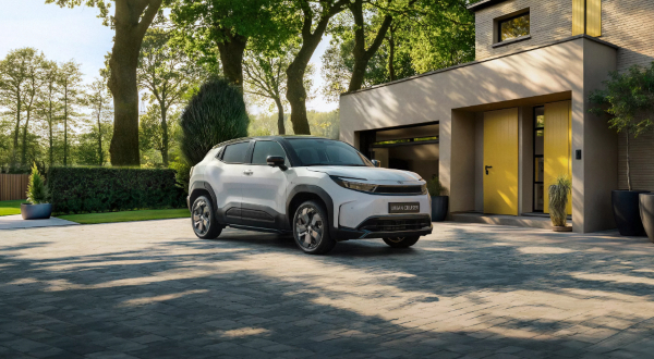 New Toyota Urban Cruiser in Liquid Silver and Bi-tone Black Metallic paint.