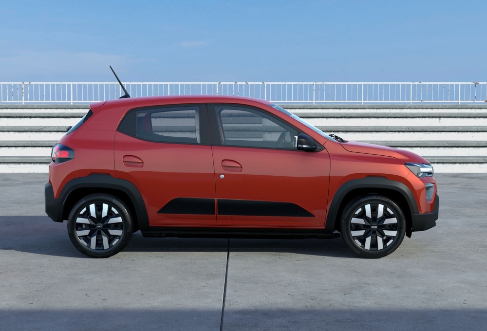 Dacia Electric Car - Side View of Dacia Spring