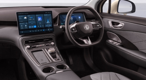 The dashboard of the New MGS6 EV showcasing the latest technology; New MGS6 EV technology