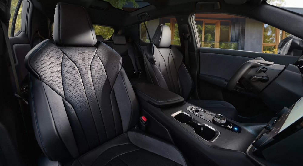 New All-Electric Lexus RZ Deals The luxury, modern interior of the New All-Electric Lexus RZ; New All-Electric Lexus RZ deals