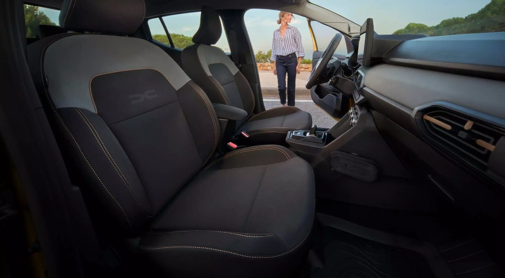Dacia Sandero Stepway Extreme seats featuring the new washable MicroCloud upholstery.