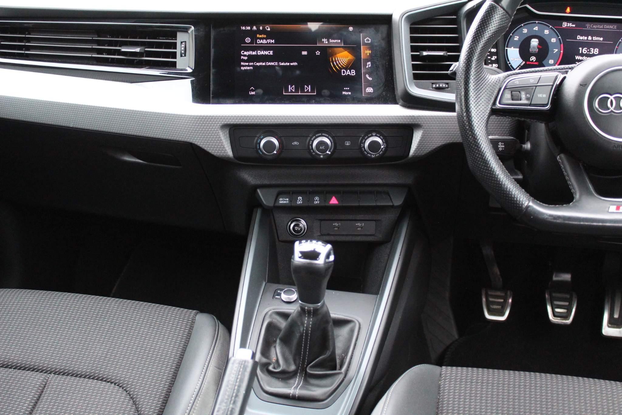 Audi A1 1.0 TFSI 30 Black Edition Sportback 5dr Petrol Manual Euro 6 (s/s) (110 ps) (SW21FVX) image 18