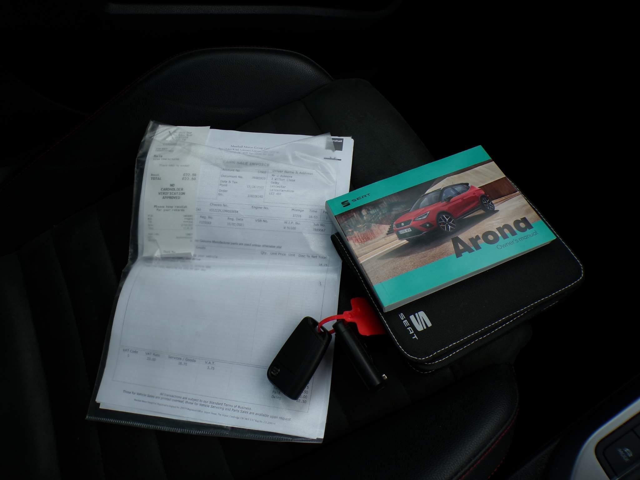 SEAT Arona 1.0 TSI 110 FR Sport [EZ] 5dr (FD70UXA) image 20