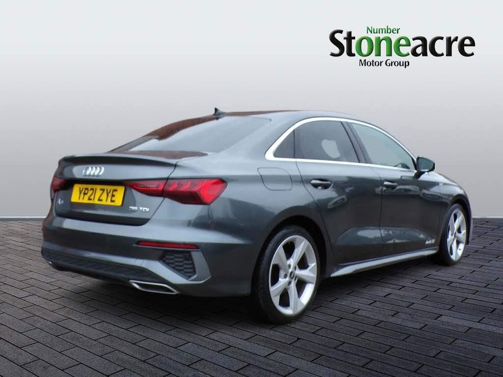 Audi A3 2.0 TDI 35 S line Saloon 4dr Diesel S Tronic Euro 6 (s/s) (150 ps) (YP21ZYE) image 2