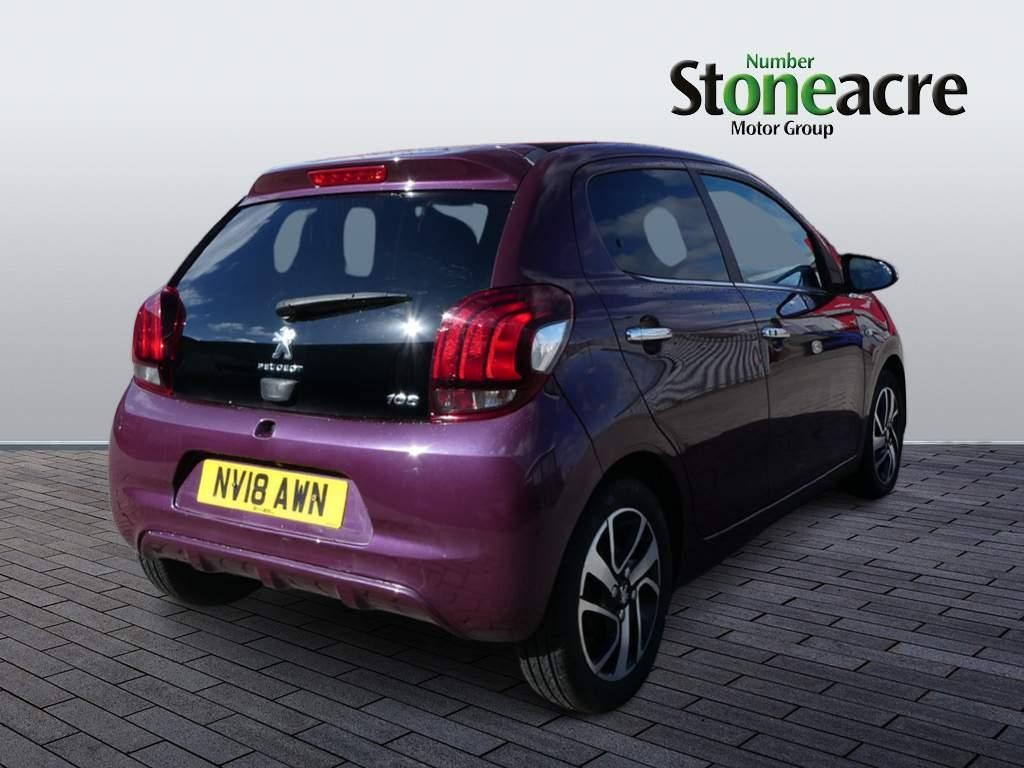 Peugeot 108 1.0 Allure Top! 5dr Petrol 2 Tronic Euro 6 (68 ps) (NV18AWN) image 2