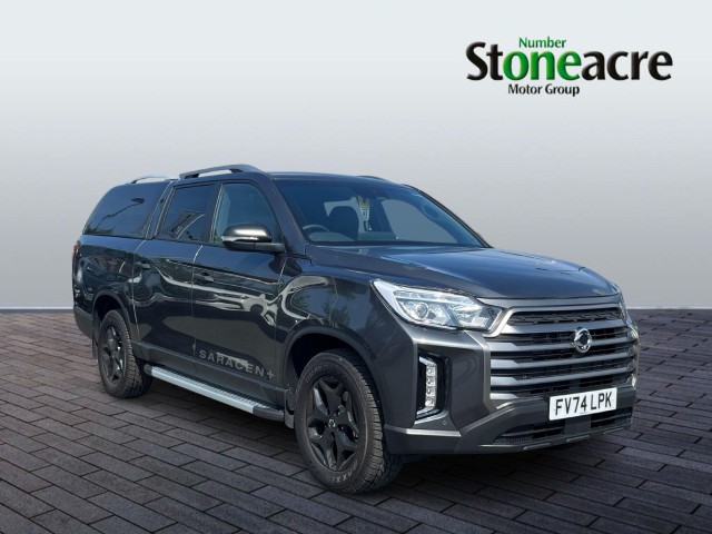 KGM Musso 2.2D Saracen Plus Double Cab Pickup Auto 4WD LWB Euro 6 4dr FV74LPK Image 1