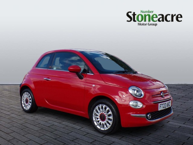 Fiat 500 1.0 Mild Hybrid Red 3dr FT22AKZ Image 1