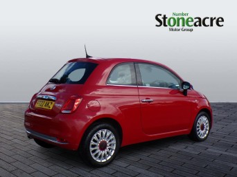 Fiat 500 1.0 Mild Hybrid Red 3dr FT22AKZ Image 2