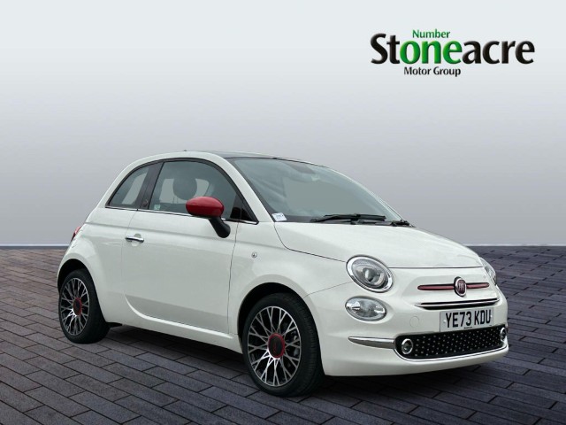 Fiat 500 1.0 Mild Hybrid Red 3dr YE73KDU Image 1