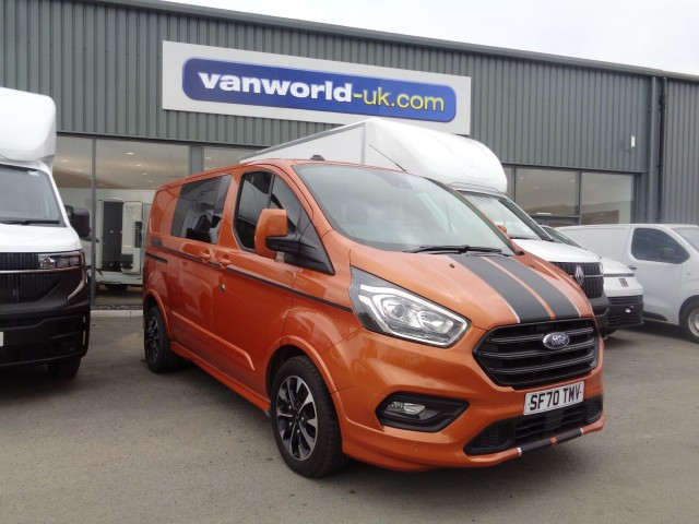 Ford Transit Custom 2.0 320 EcoBlue Sport Crew Van Auto L1 H1 Euro 6 (s/s) 5dr SF70TMV Image 1