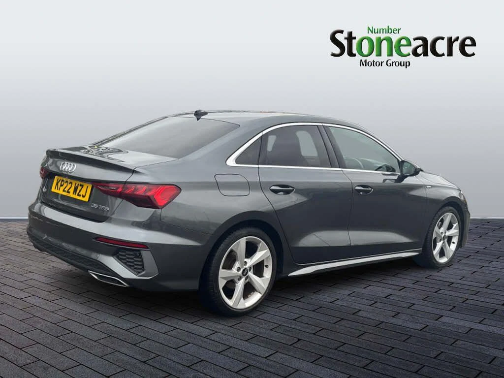 Audi A3 1.5 TFSI 35 S line Saloon 4dr Petrol S Tronic Euro 6 (s/s) (150 ps) KP22WZJ Image 3