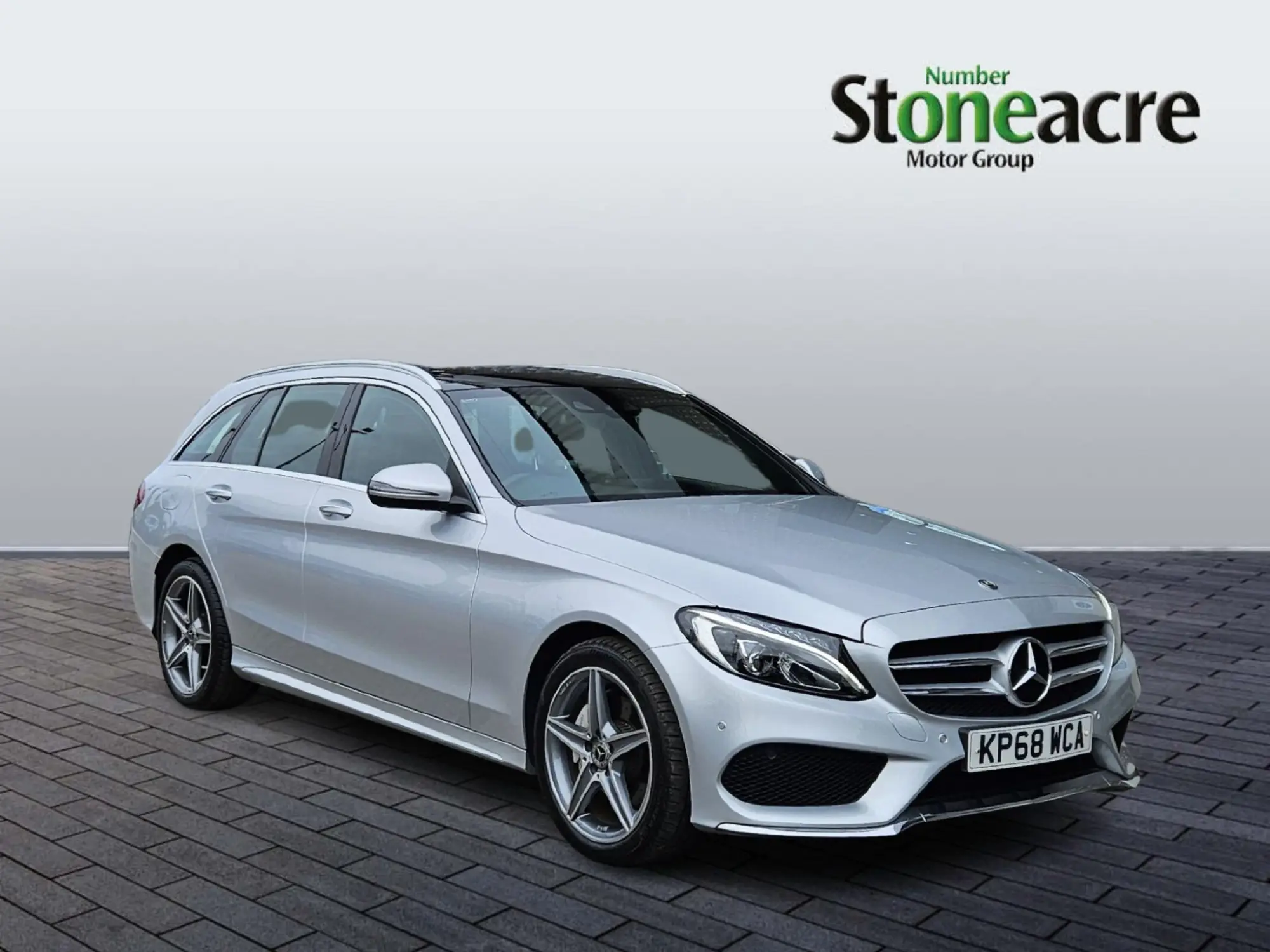 Mercedes-Benz C-Class 2.0 C200 AMG Line (Premium) G-Tronic+ 4MATIC Euro 6 (s/s) 5dr KP68WCA Image 1