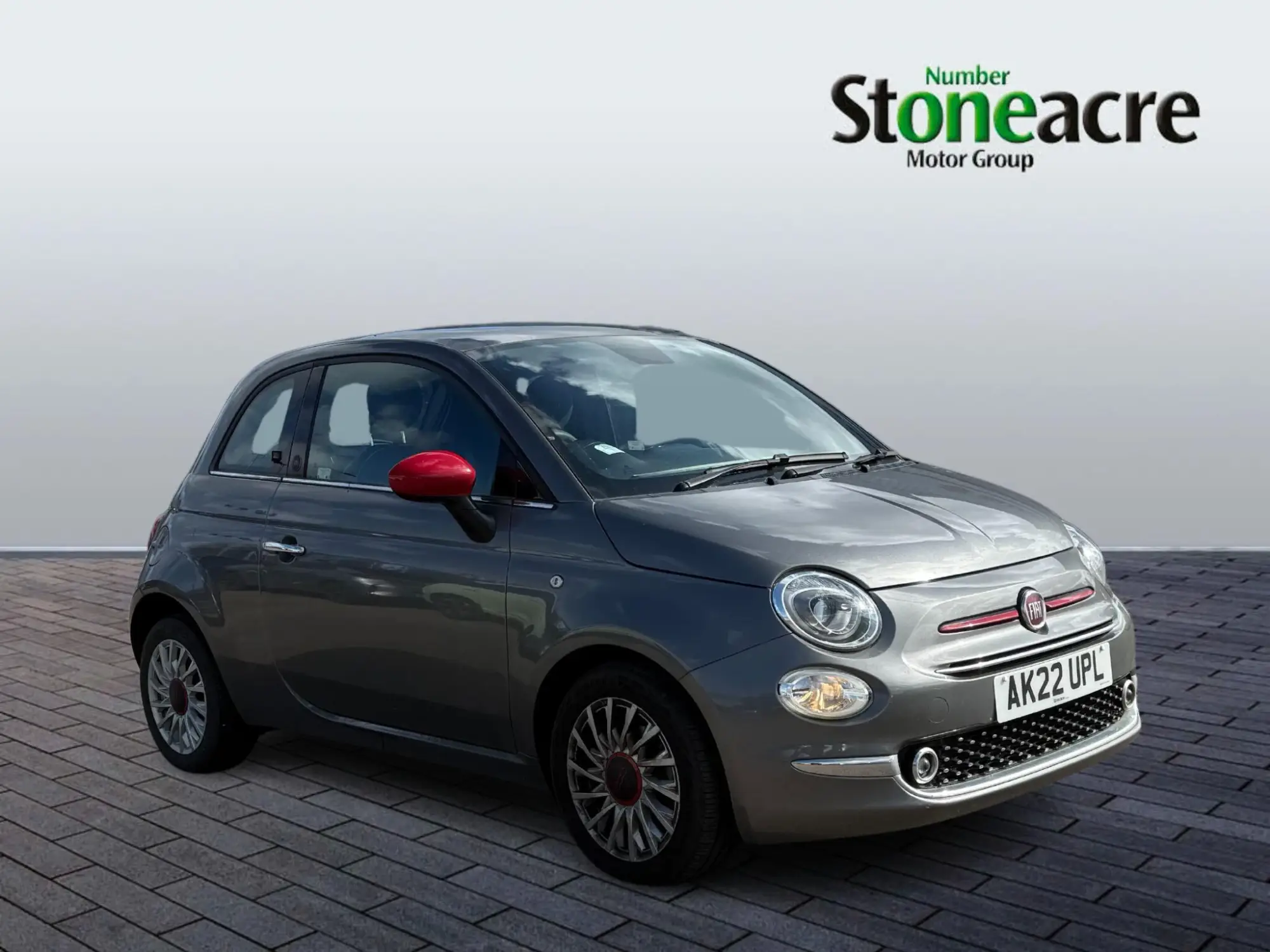 Fiat 500 1.0 Mild Hybrid Red 3dr AK22UPL Image 1