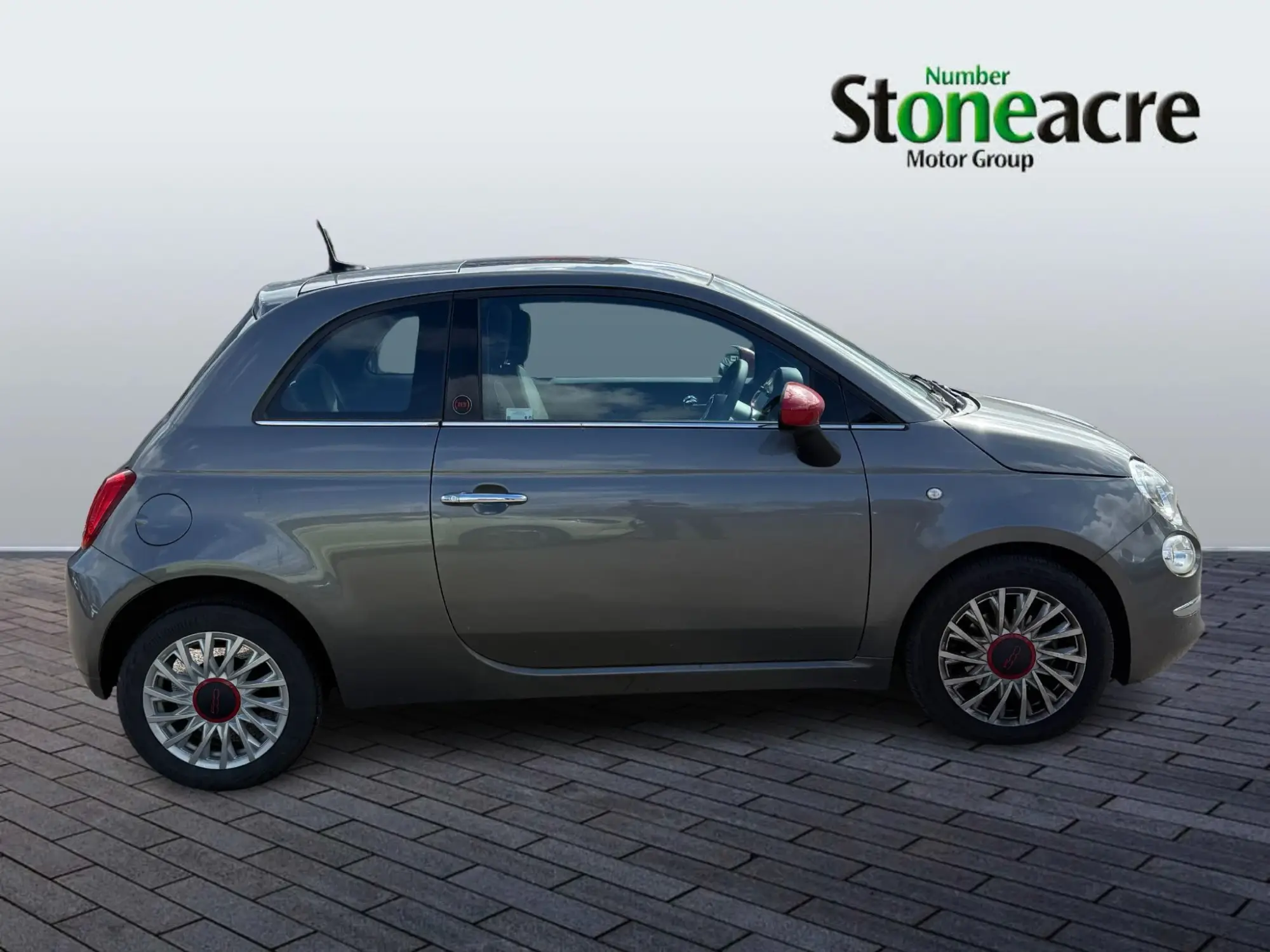 Fiat 500 1.0 Mild Hybrid Red 3dr AK22UPL Image 2