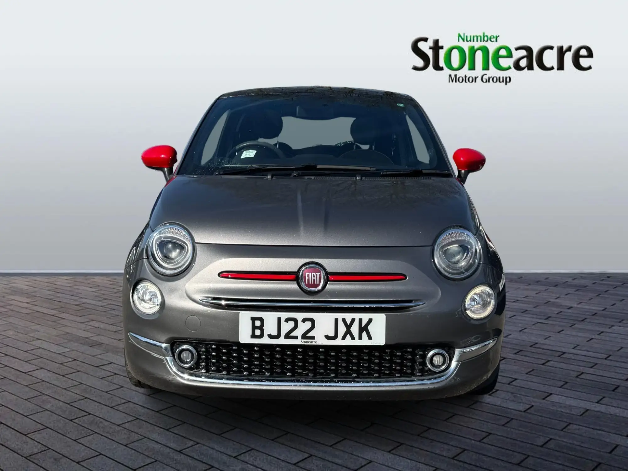 Fiat 500 1.0 Mild Hybrid Red 3dr BJ22JXK Image 2