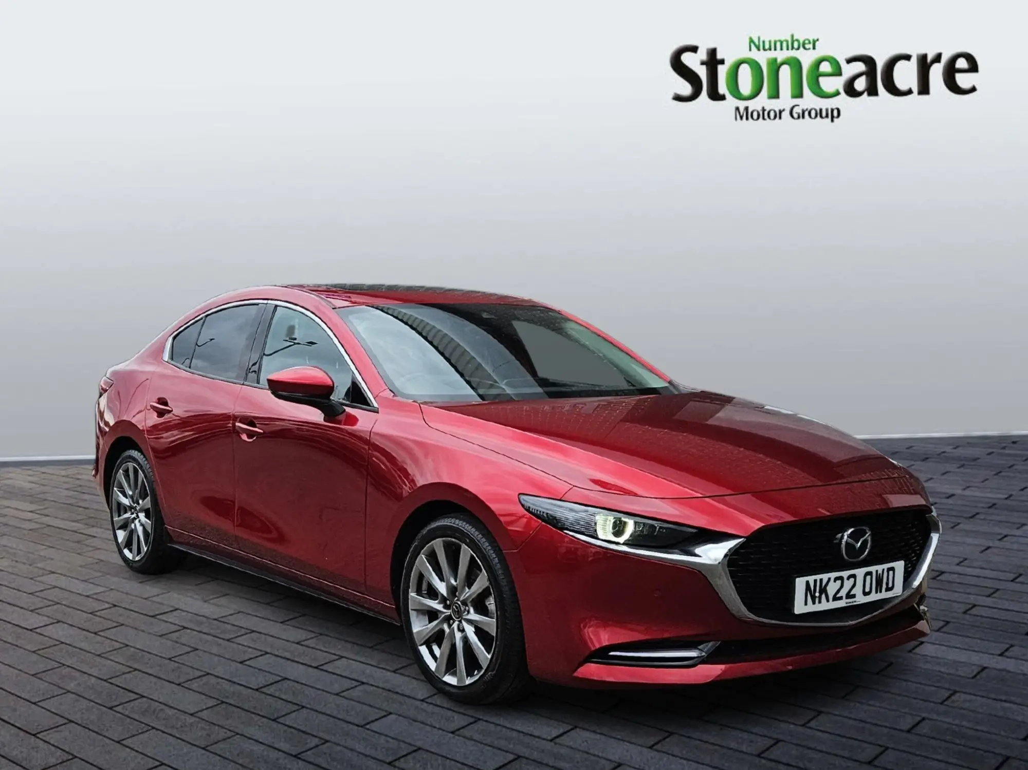 Mazda 3 2.0 e-SKYACTIV-X MHEV Sport Lux Euro 6 (s/s) 4dr NK22OWD Image 1