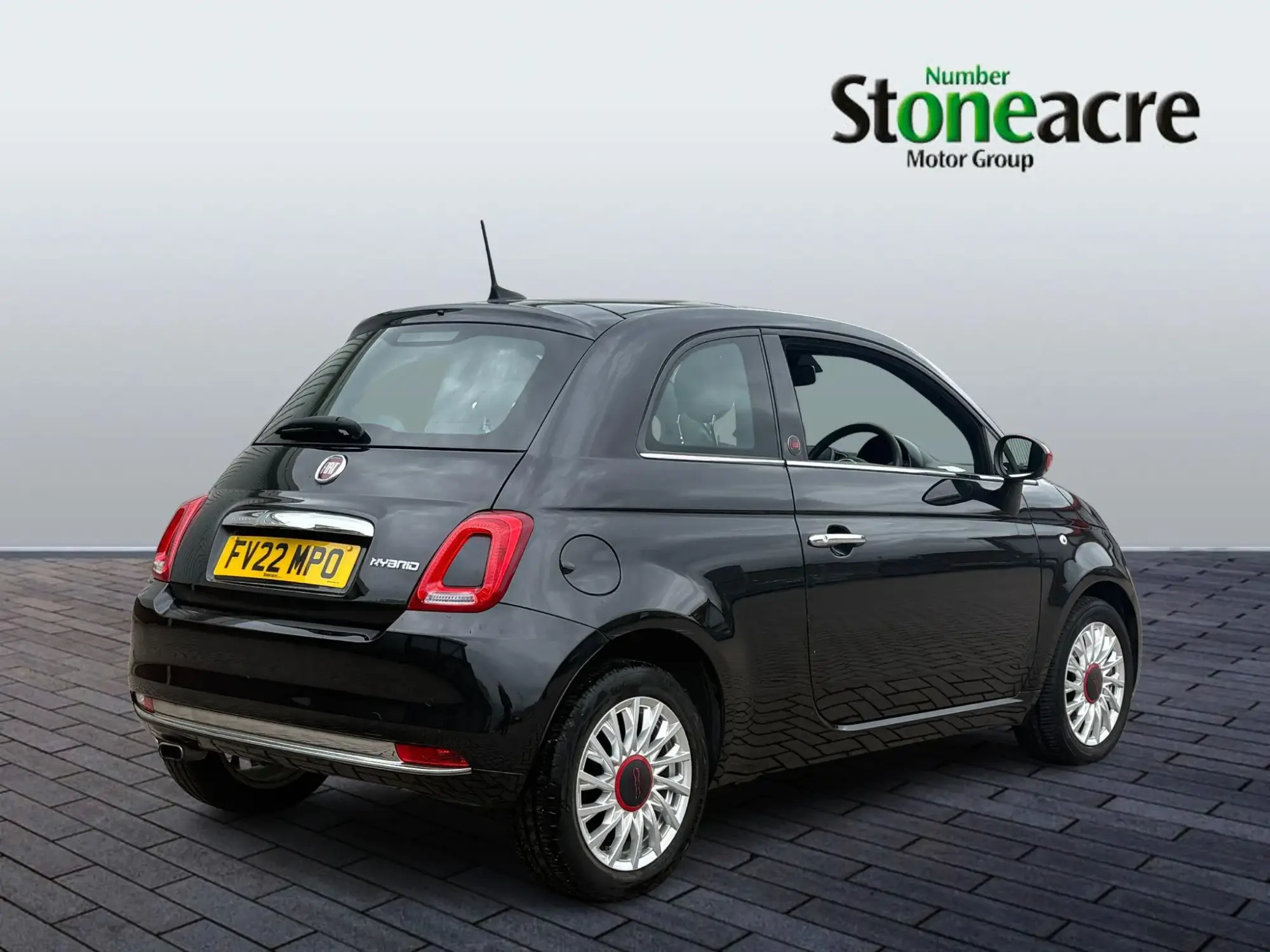 Fiat 500 1.0 Mild Hybrid Red 3dr FV22MPO Image 3