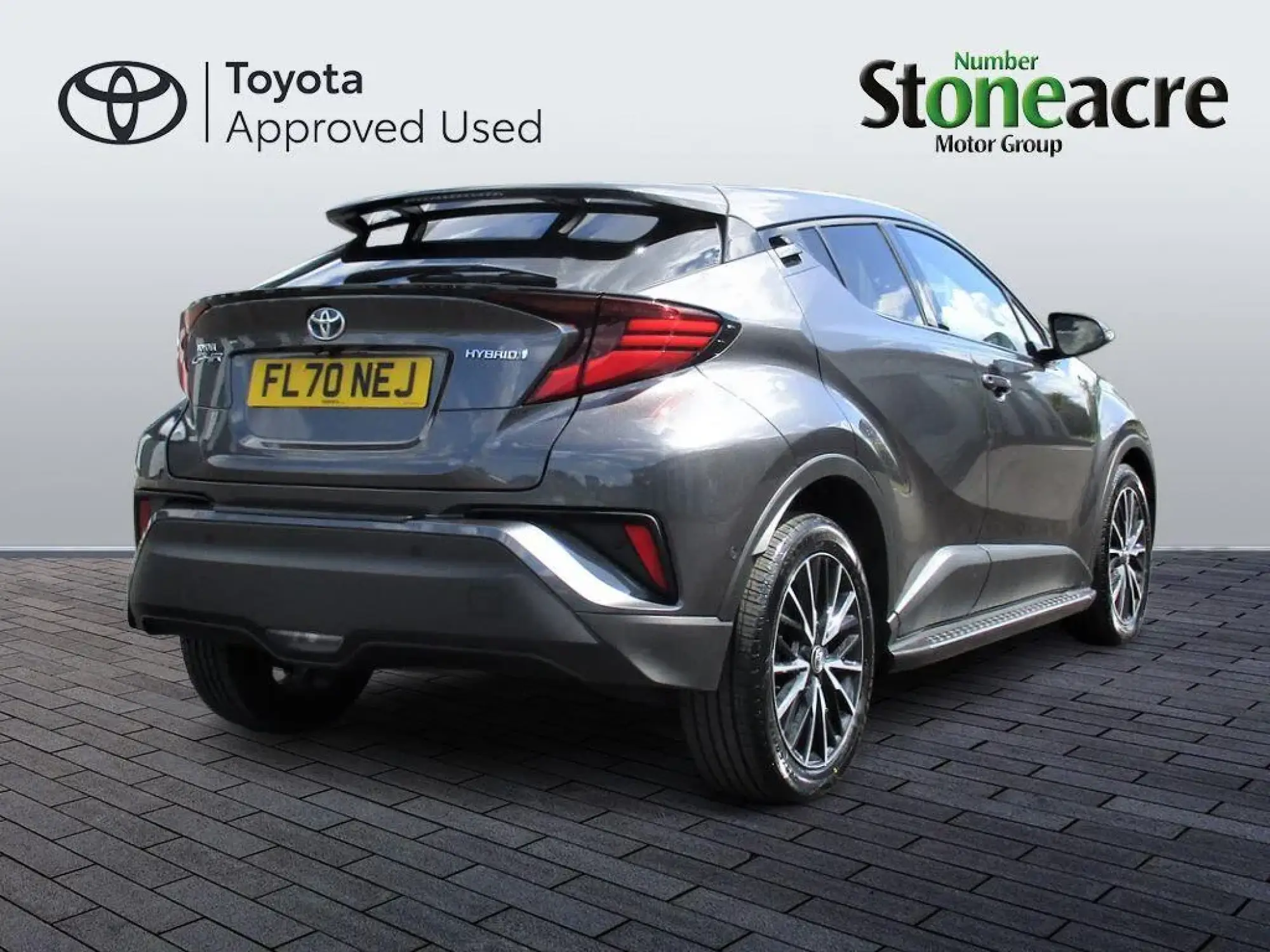 Toyota C-HR Self-Charging Hybrid 1.8 VVT-h Excel SUV 5dr Petrol Hybrid CVT Euro 6 (s/s) (122 ps) FL70NEJ Image 3