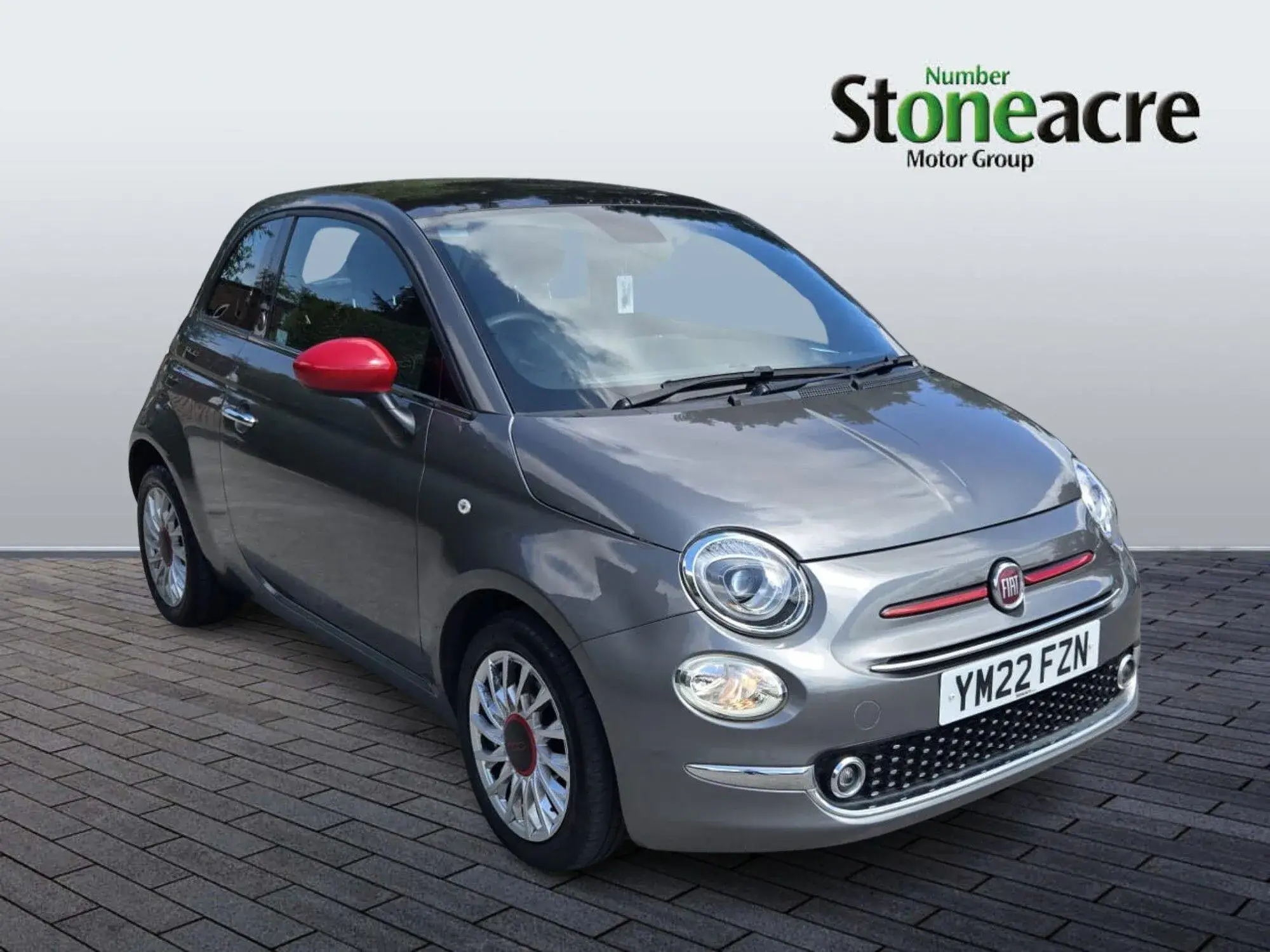 Fiat 500 1.0 Mild Hybrid Red 3dr YM22FZN Image 1