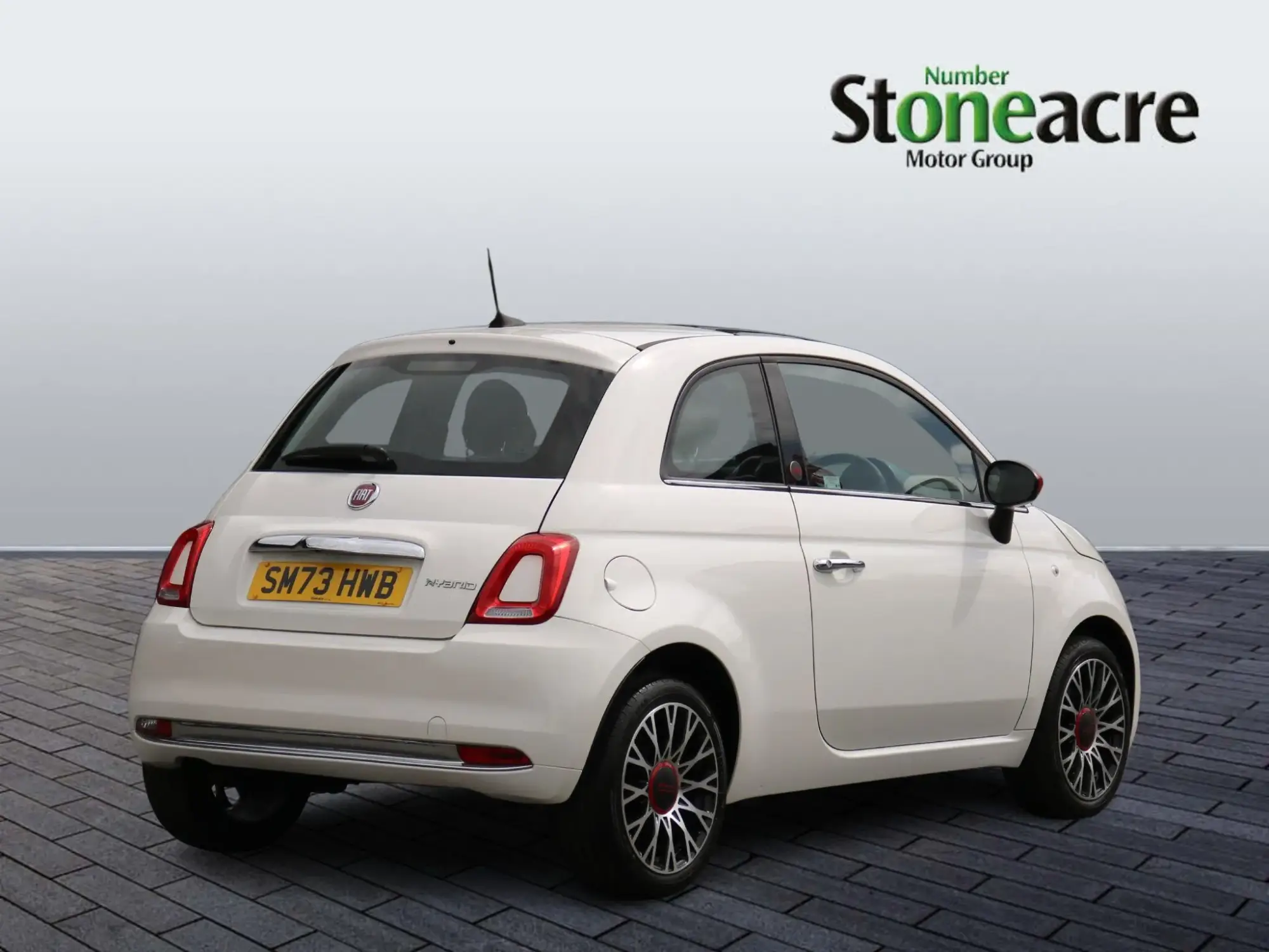 Fiat 500 1.0 Mild Hybrid Red 3dr SM73HWB Image 3