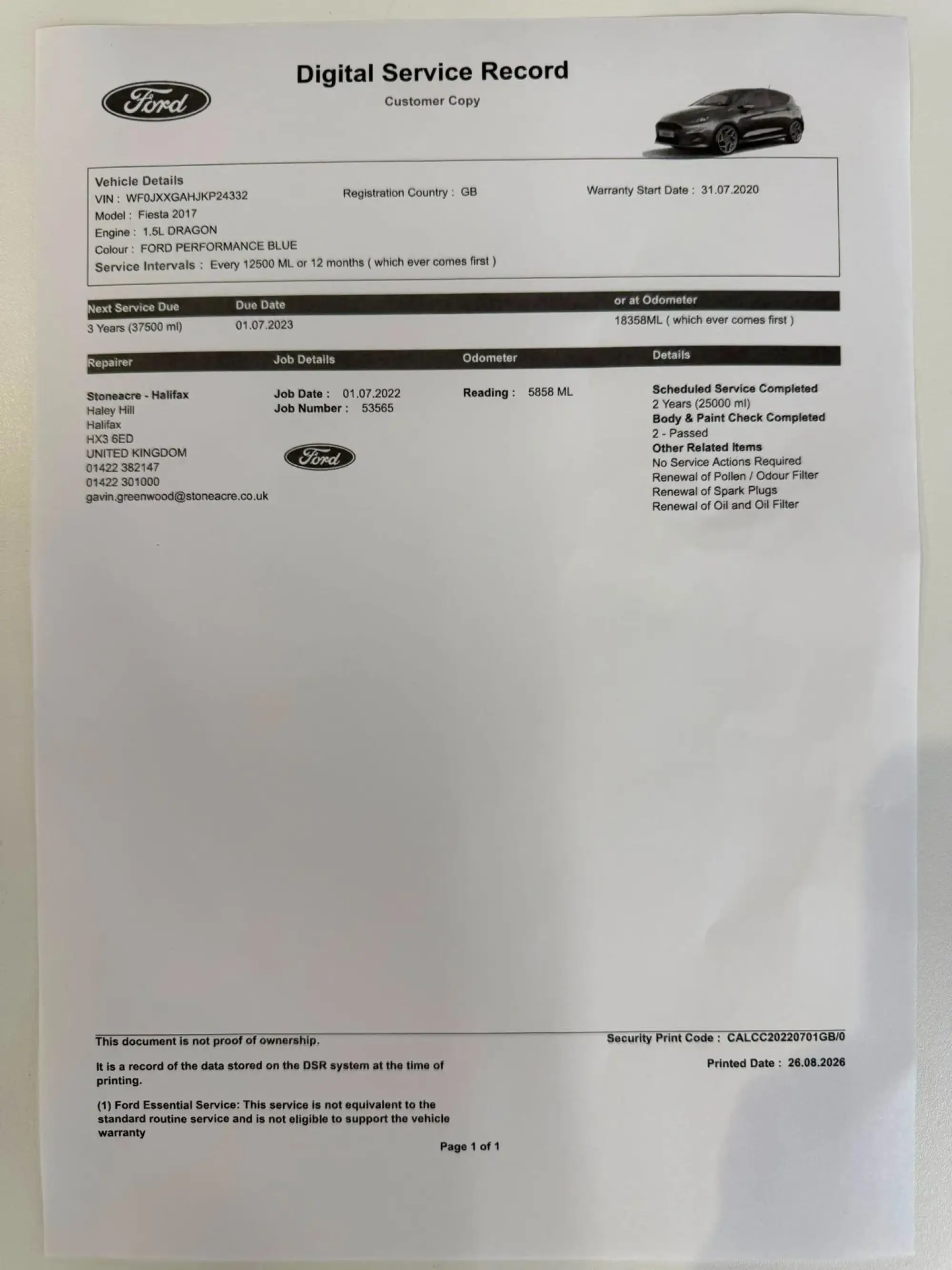 Ford Fiesta ST Image 23 Ford Fiesta ST Image 23
