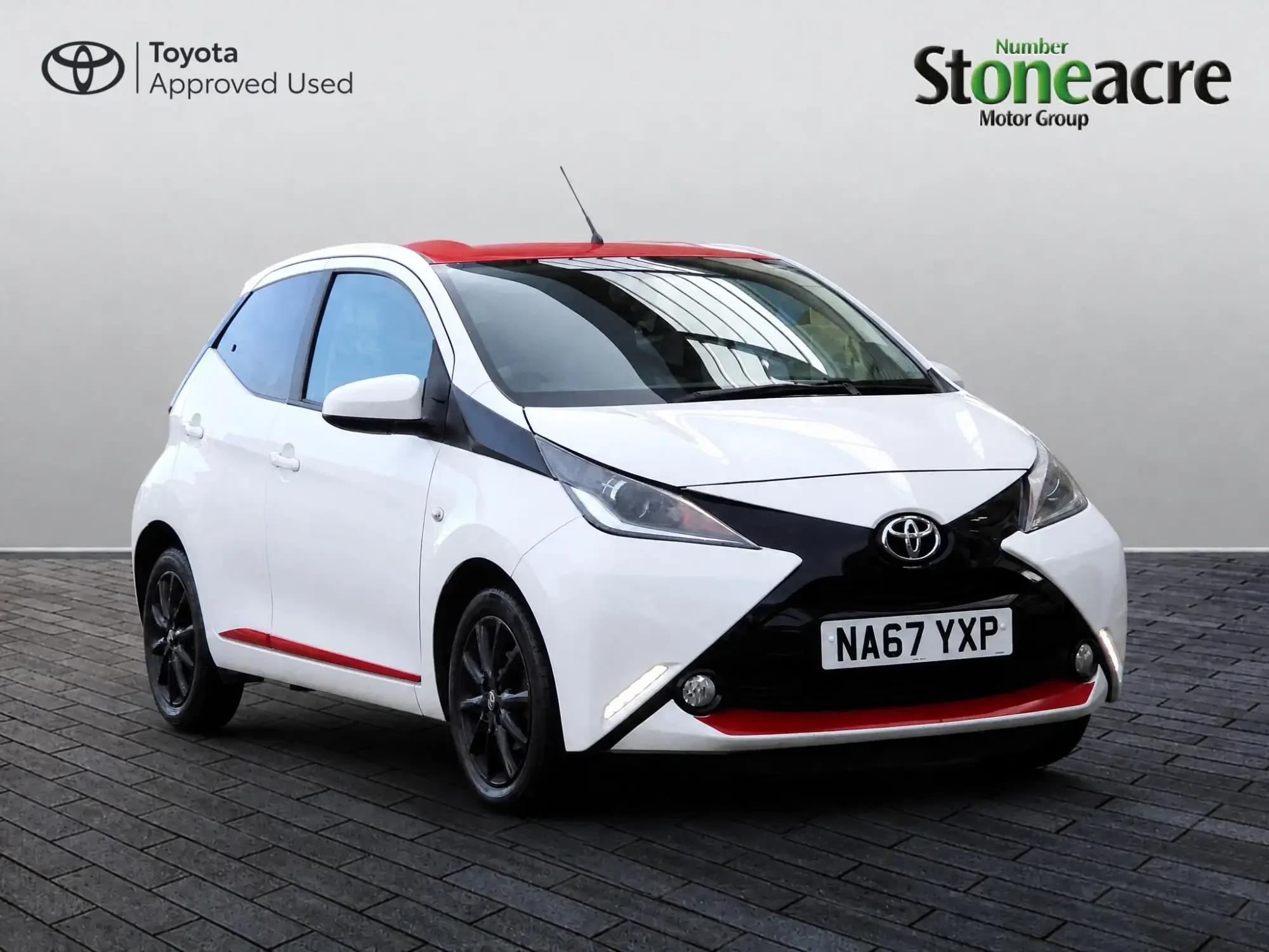 Toyota Aygo 1.0 VVT-i x-press Hatchback 5dr Petrol Manual Euro 6 (68 ps) NA67YXP Image 1 Toyota Aygo 1.0 VVT-i x-press Hatchback 5dr Petrol Manual Euro 6 (68 ps) NA67YXP Image 1