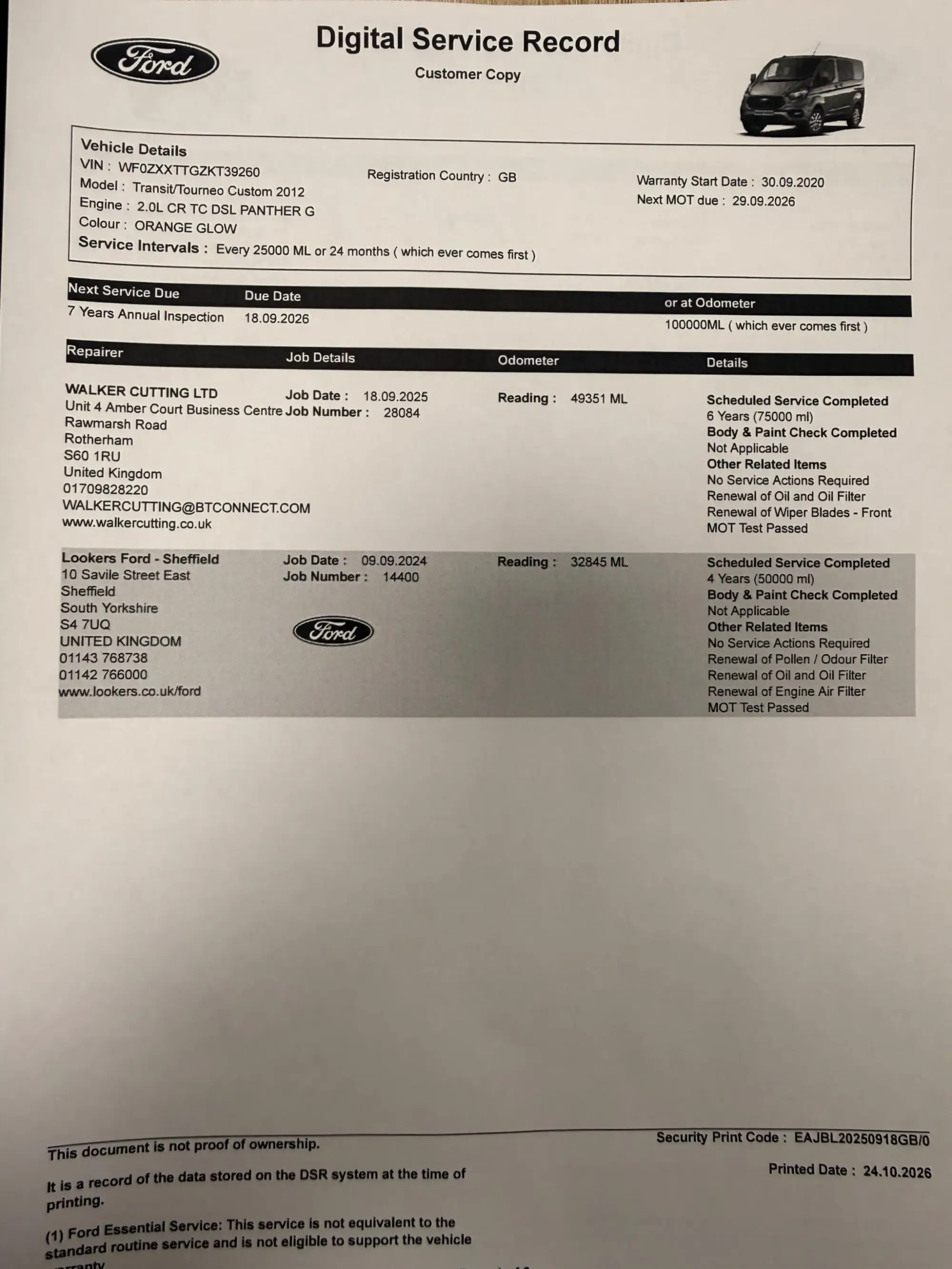 Ford Transit Custom Image 26