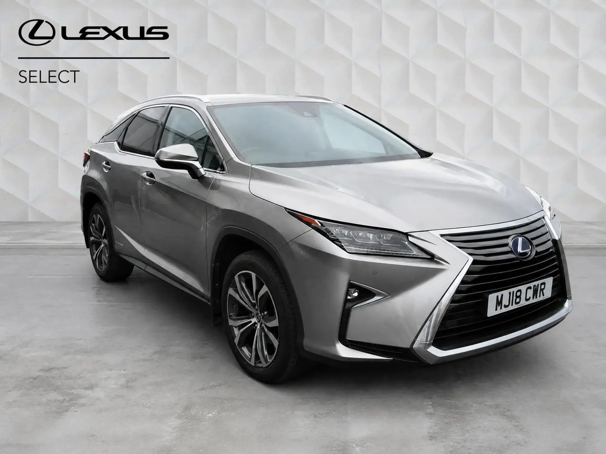 Lexus RX 3.5 450h V6 Luxury CVT 4WD Euro 6 (s/s) 5dr MJ18CWR Image 1 Lexus RX 3.5 450h V6 Luxury CVT 4WD Euro 6 (s/s) 5dr MJ18CWR Image 1