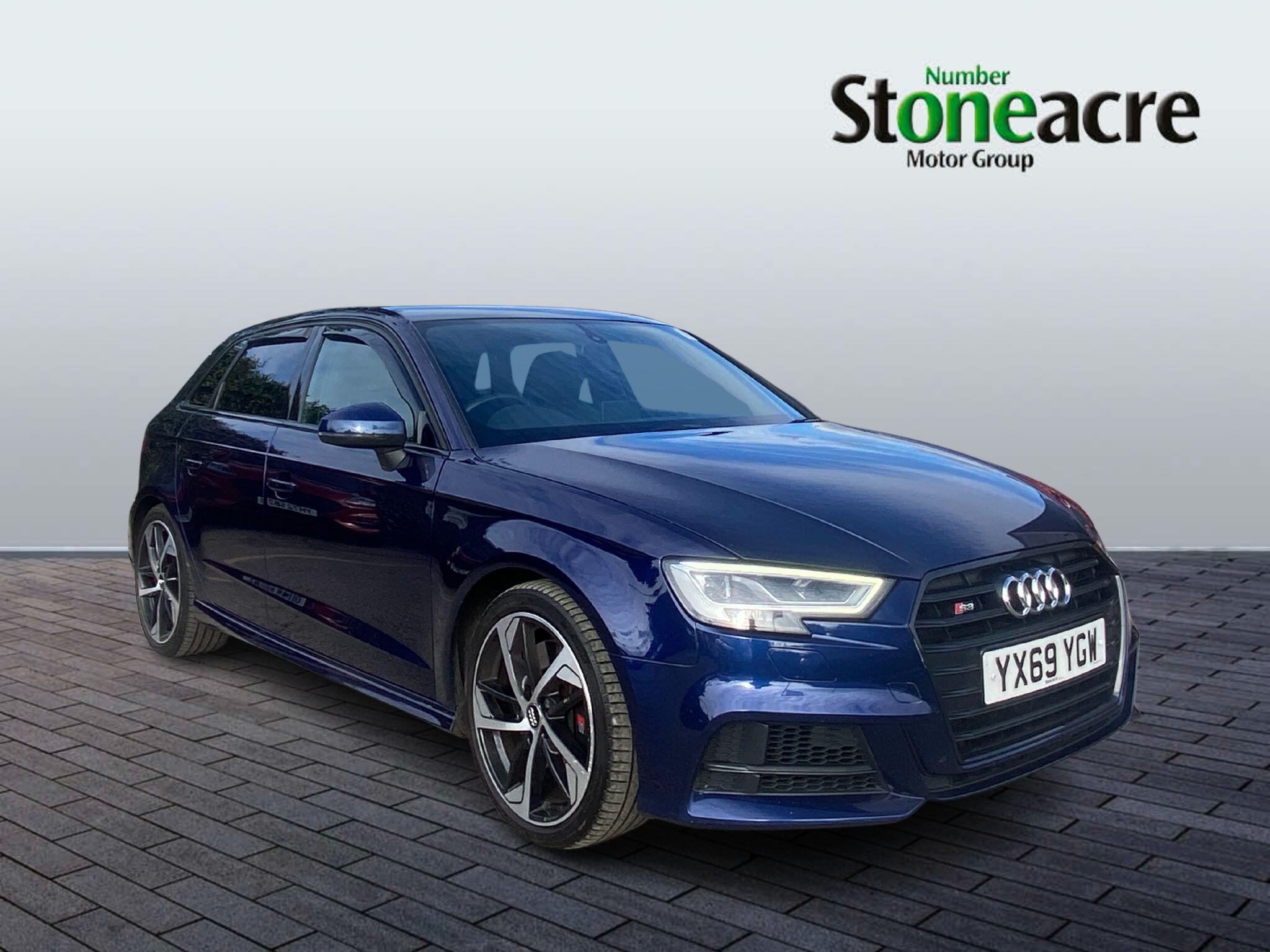 Audi S3 2.0 TFSI Black Edition Sportback S Tronic quattro Euro 6 (s/s) 5dr YX69YGW Image 1