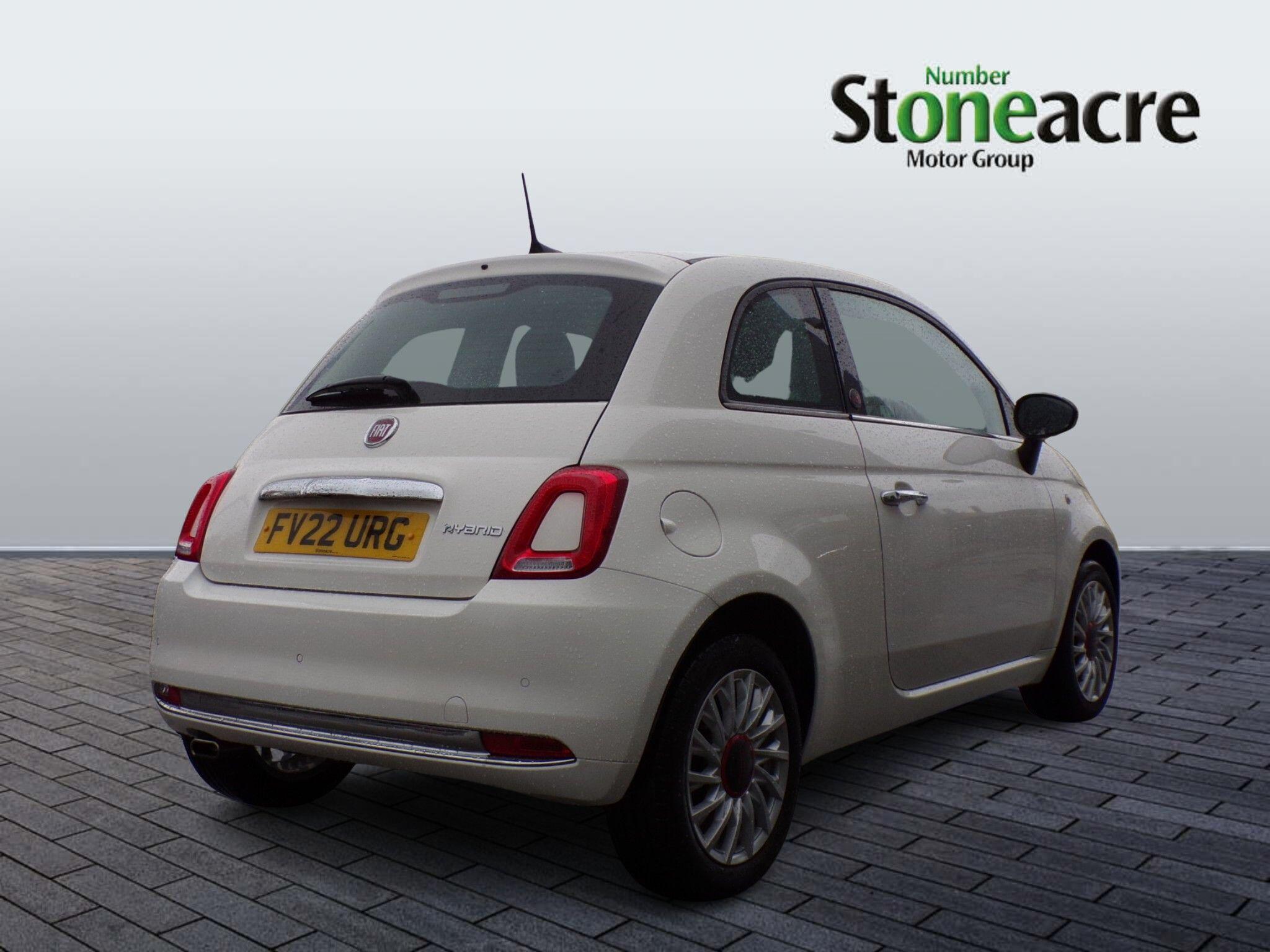 Fiat 500 1.0 Mild Hybrid Red 3dr FV22URG Image 3