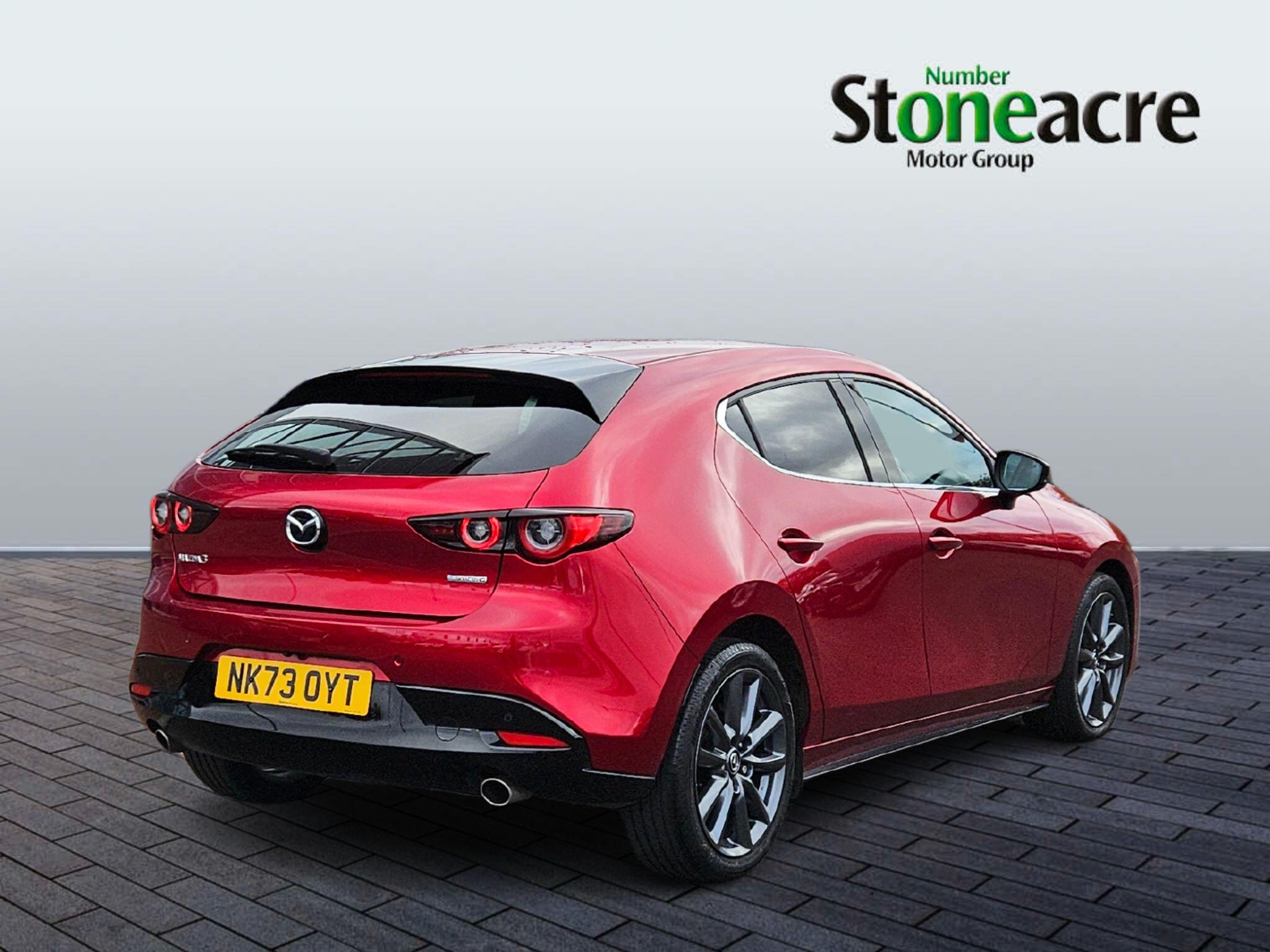 Mazda 3 2.0 e-SKYACTIV-G MHEV Exclusive-Line Auto Euro 6 (s/s) 5dr NK73OYT Image 3
