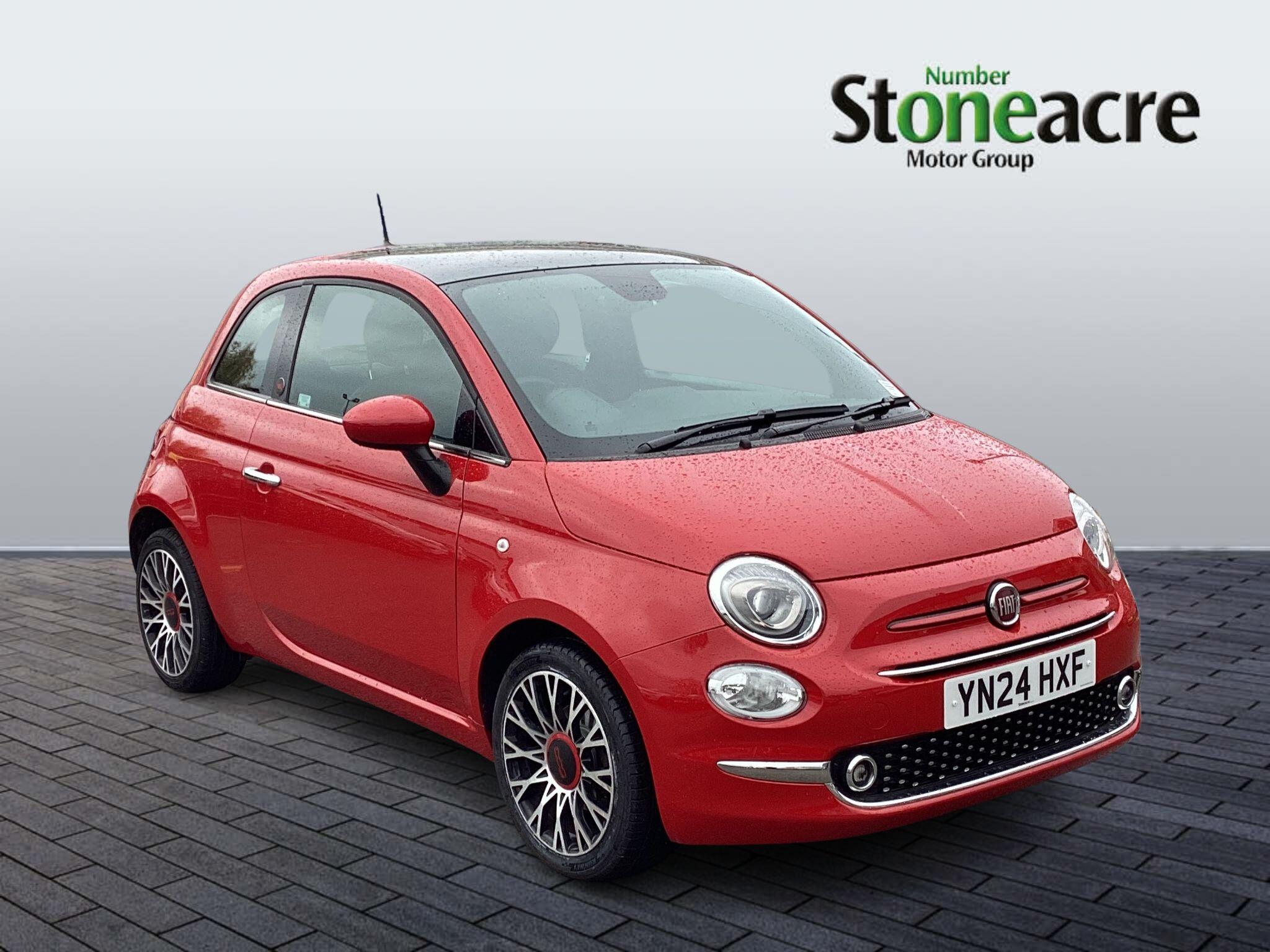 Fiat 500 1.0 Mild Hybrid Red 3dr YN24HXF Image 1