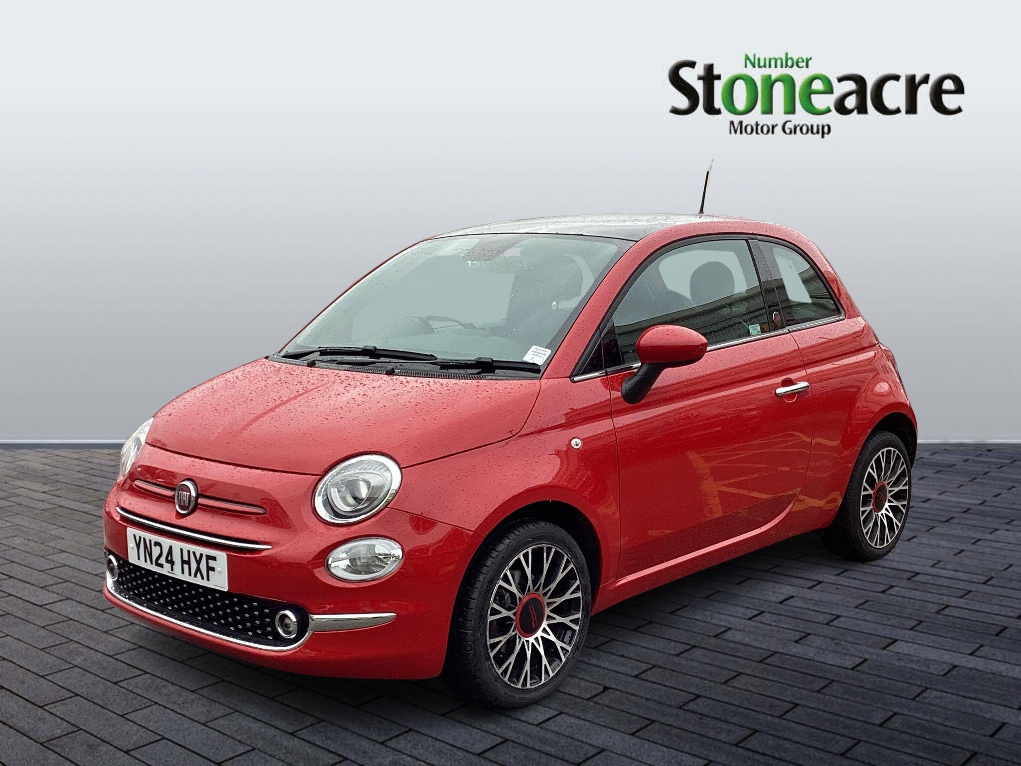 Fiat 500 1.0 Mild Hybrid Red 3dr YN24HXF Image 3