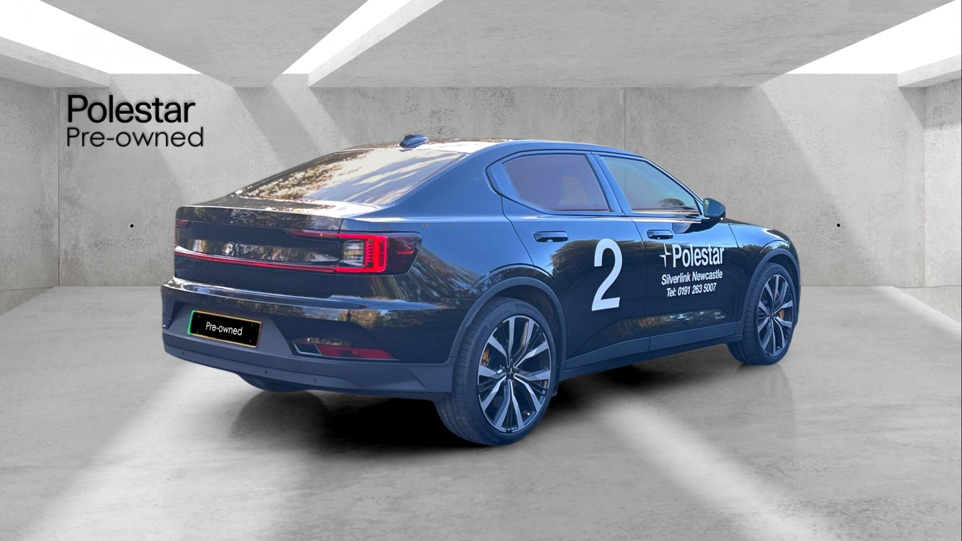 Polestar 2 Dual Motor 82kWh Long Range Performance Fastback Auto 4WDE 5dr OV75LTN Image 3