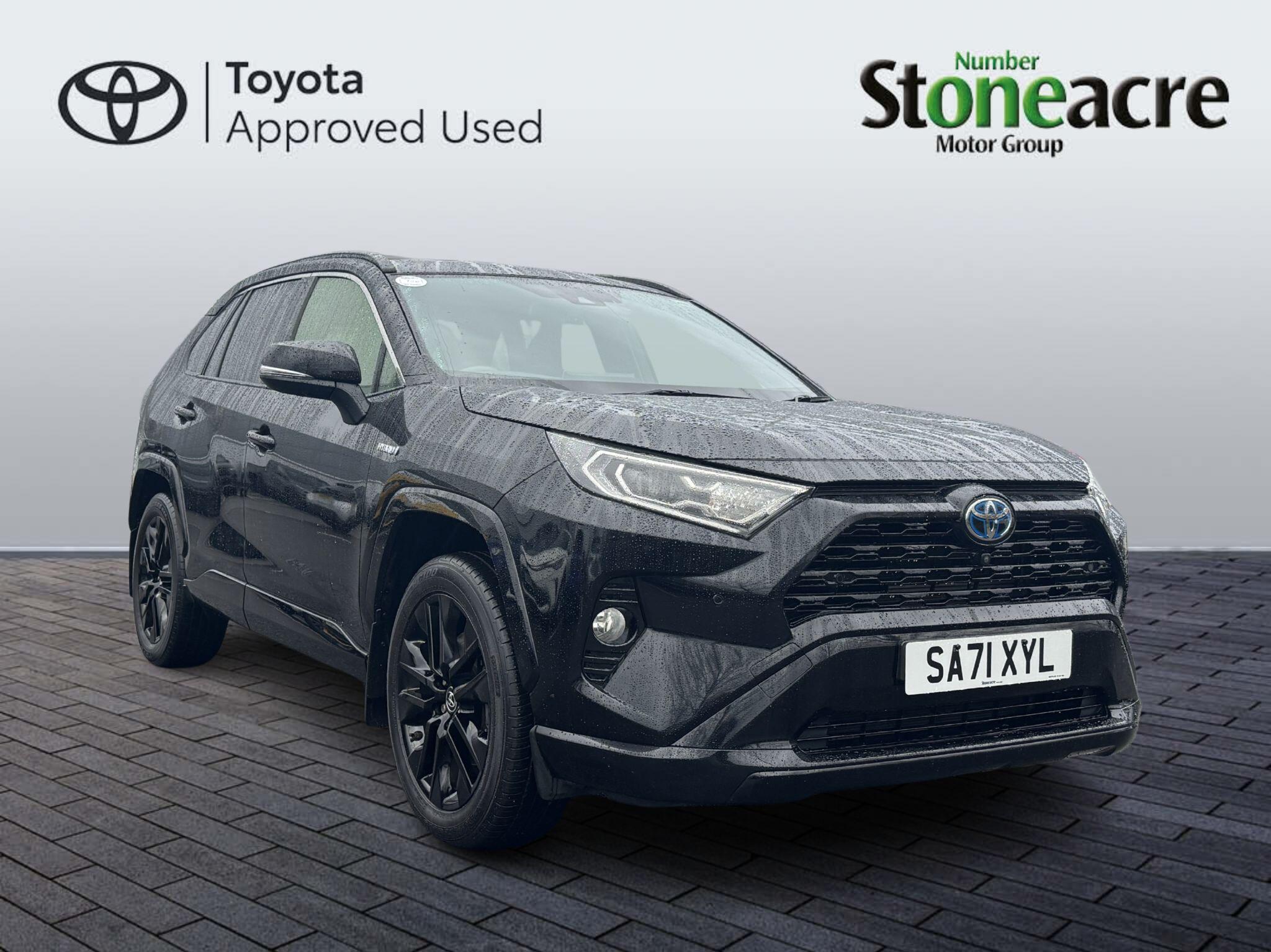Toyota RAV4 2.5 VVT-h Black Edition SUV 5dr Petrol Hybrid CVT 4WD Euro 6 (s/s) (222 ps) SA71XYL Image 1
