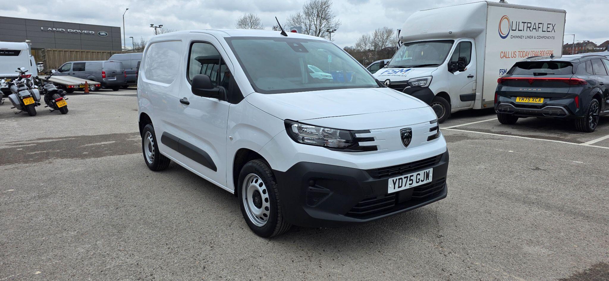 Peugeot Partner 1.5 BlueHDi 1000 Professional Standard Panel Van SWB Euro 6 (s/s) 5dr YD75GJW Image 1